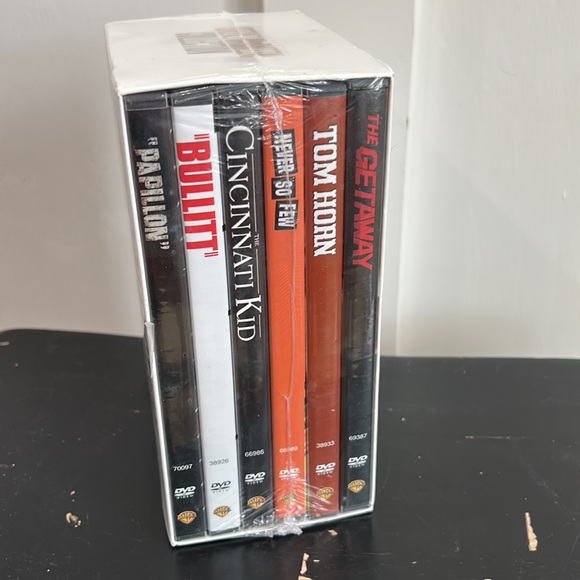 Steve McQueen Collection - 6 DVD Set Sealed - Picture 2 of 5